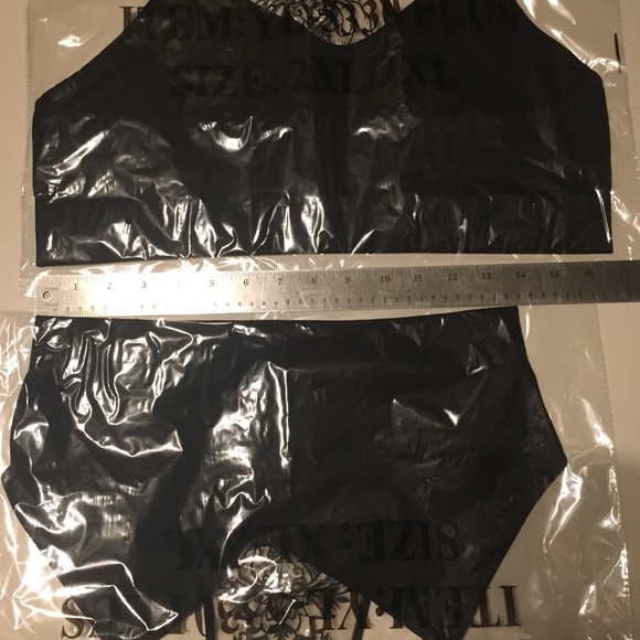 New Voluptuous cup plus size tattoo black bralette - Picture 8 of 8